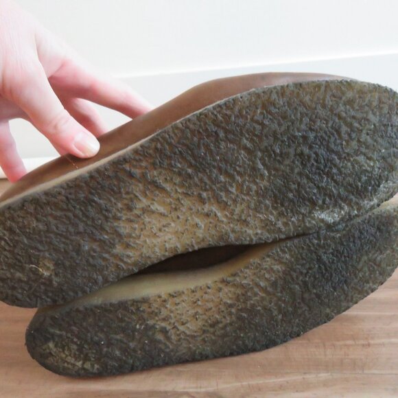 CLARKS ORIGINALS Wallabee Chukka Shoes in Brown Leather - Men's Size US 9 - Picture 14 of 15